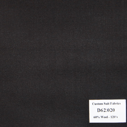  D62.020 Kevinlli V4 - Vải Suit 60% Wool - Nâu Trơn